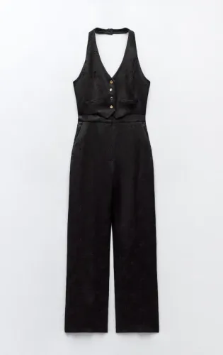 Macacão Colete de Jacquard ZARA