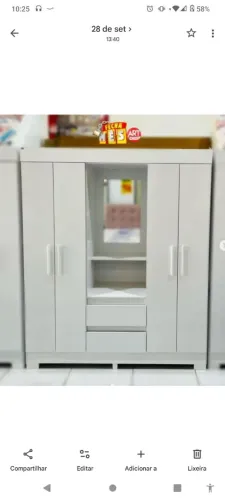 Guarda roupa casal capela novo na caixa