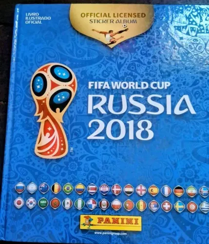 Álbum Copa do Mundo Rússia 2018 Panini - Capa Dura - Leia descrição