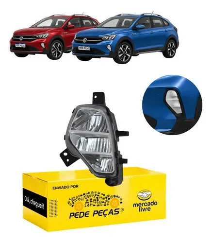 Milha Auxiliar Cibie Vw Nivus 2020 2021 2022 2023 2024 Le Cristal