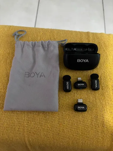 Boya mini microfone