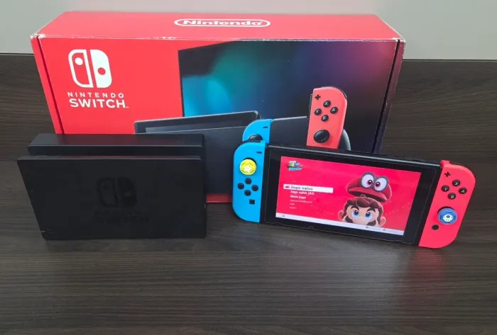 Switch v2 desbloqueado na caixa