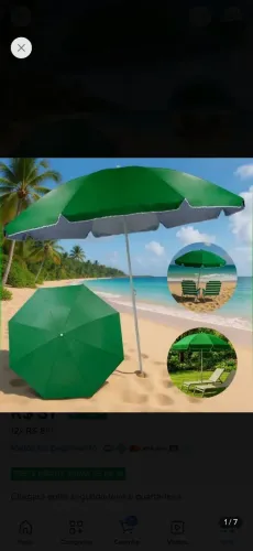 Vendo guarda sol grande de praia!!