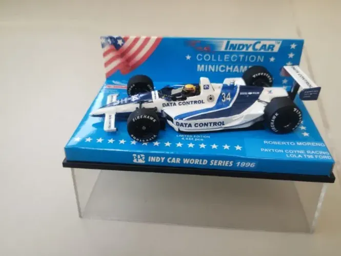 1/43 Minichamps Lola Ford t96 Roberto Pupo Moreno Indy Data Control