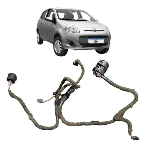 Chicote Porta Dianteira Le Fiat Palio Attractive 2013 Uzad0
