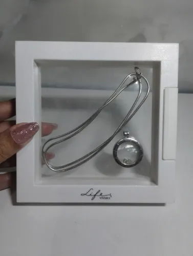 Colar Vivara Life prata 925 cápsula com Secrets dentro 