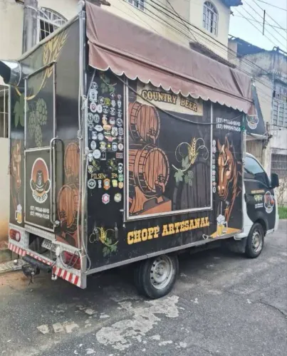 Trailer food truck