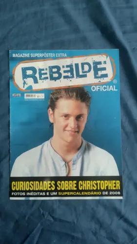 Poster oficial DIEGO Rebelde RBD calendário 2006 