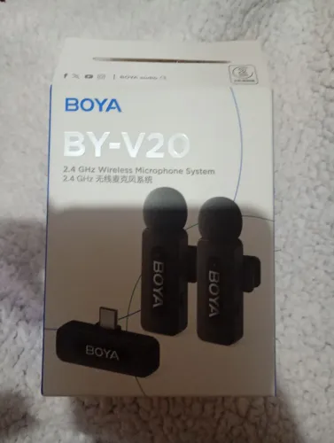Vendo microfone boya novo na caixa ainda nunca usado