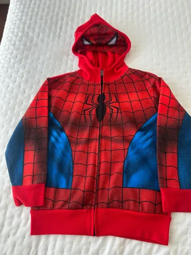 Blusa de moletom Homem-Aranha Marvel tamanho 6 