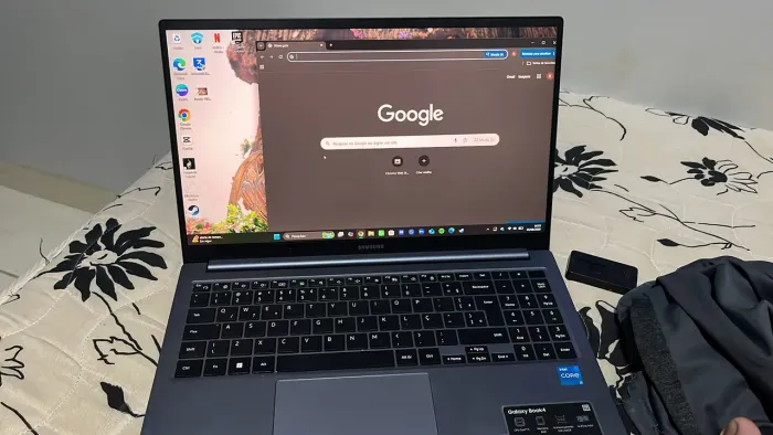 Notebook Samsung Galaxy Book4 em excelente estado de conservação