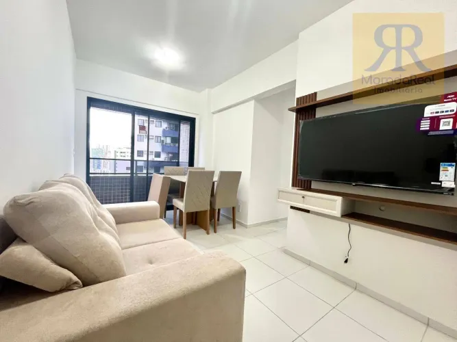 Apartamento com 2 quartos mobiliado para alugar, 47 m² por R$ 4.100/mês - Boa Viagem - Rec