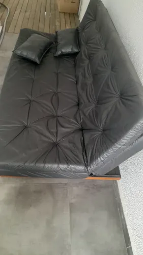 Sofá cama Corino preto
