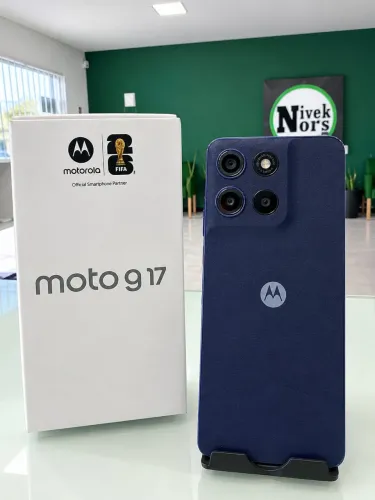 Lançamento ? motorola G17 roxo NFC 128Gb bateria longa duração proteção IP64