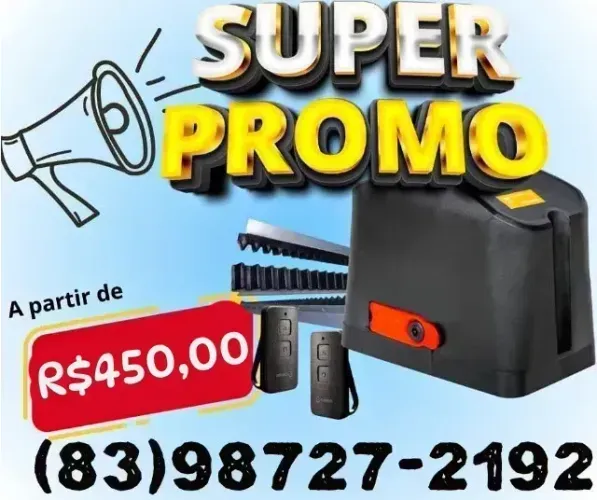 Motor para portão Garen instalados APARTIR de R$450,00 com nota fiscal