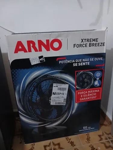 Ventilador Arno Xtreme Force Breeze de mesa 50cm - 127v (NOVO)