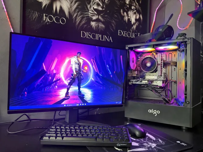 PC GAMER RYZEN 5600 + RTX 5050 + MONITOR 200HZ