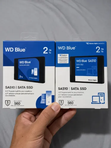 SSD WD Blue 2TB SATA III (SA510) - Lacrado (PC, Notebook e PS4)