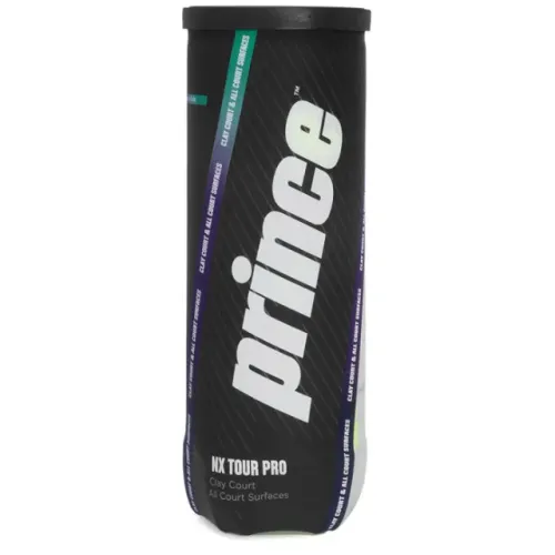 Bola De Tênis Prince NX Tour Pro Tubo Com 03 Unidades