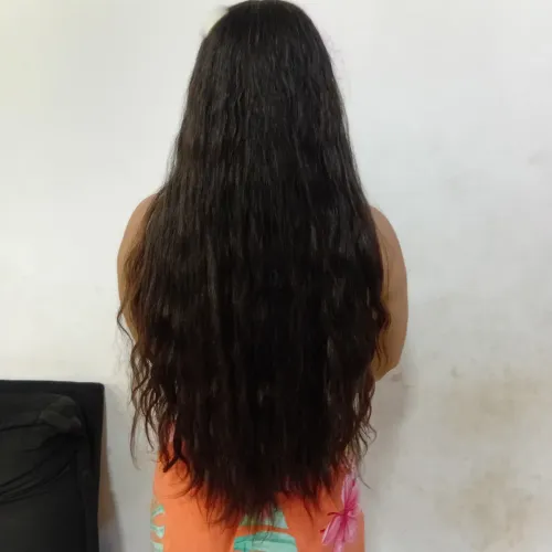 Cabelo humano Natural