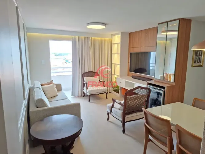 Ótima oportunidade p/ locação - Apto com 3/4 e varanda, todo mobiliado, no Cond. Residenci
