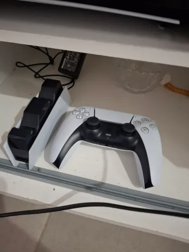 Controle PS5 Com Base Carregadora