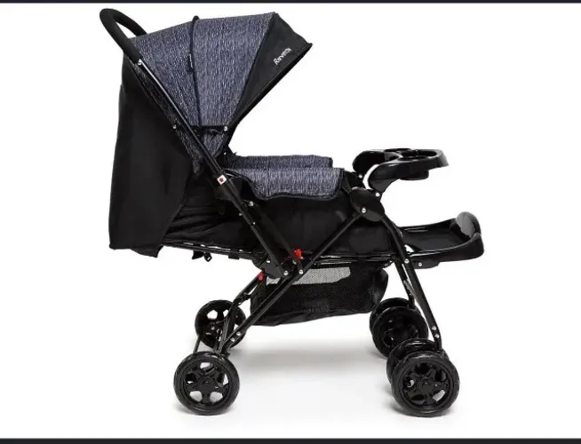 Carrinho de Bebê Alça Reversível com Bebê Conforto Cosco Kids Travel System Reverse 0 a 15