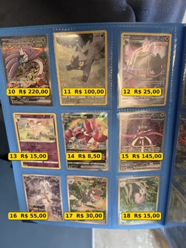 Coleção de cartas Pokemon (Monte seu lote)