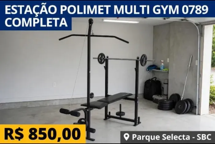 Academia em casa Estação de treinos MultGym 0789