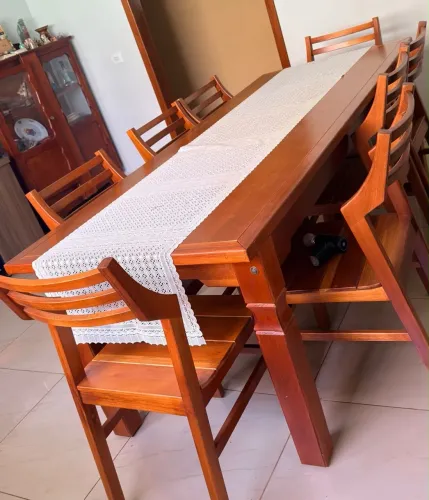 Mesa linda novinha 8 lugares