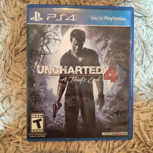 Uncharted 4 jogo PS4 ótimo estado envio olxpay