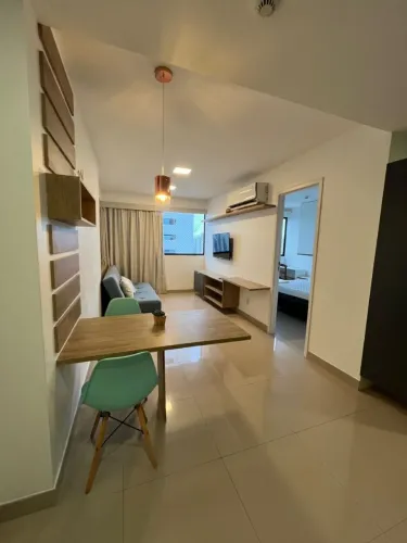Alugo apartamento mobiliado com 1 quarto no Fit Transamerica em Boa Viagem