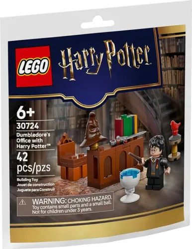 LEGO Harry Potter - Escritório do Dumbledore com Harry Potter - Novo e Oficial