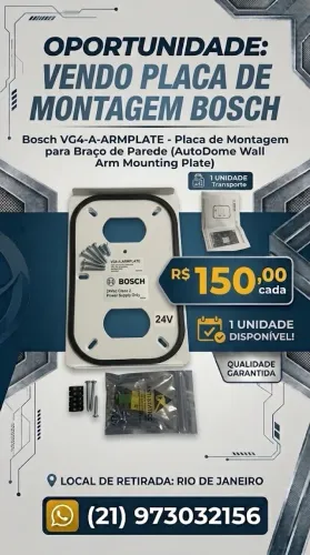 Vendo Placa de montagem