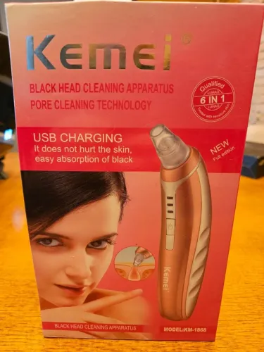 Removedor de Cravos e Espinhas a Vácuo KM-1868 Kemei