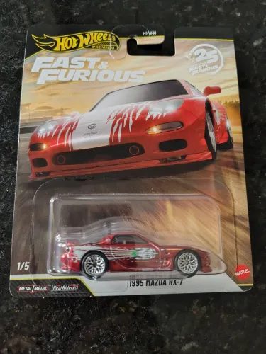 Hot Wheels Mazda rx7 velozes e Furiosos Premium