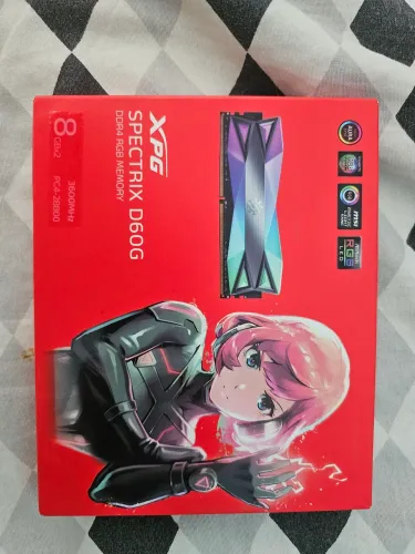 Memoria xpg d60 rgb 3600, 2x8gb.(original)