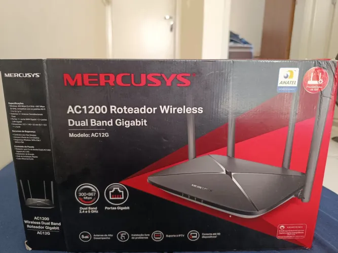 Roteador Mercusys AC1200 Modelo AC12G