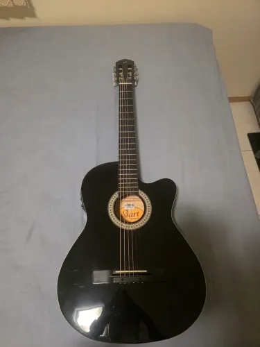 Violão Eletroacústico Aço Giannini Start SF-14 Preto