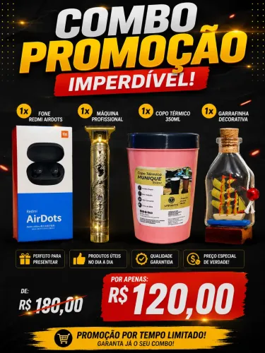 ? COMBO PROMOÇÃO IMPERDÍVEL ?