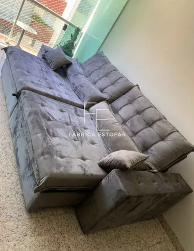 Sofá Retrátil e Reclinável 3,00m com Pillow 20 | por apenas R$3.199