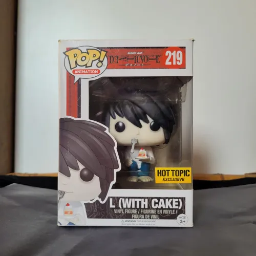 Funko Pop L Lawliet With Cake #219 (Death Note) Hot Topic Exclusive