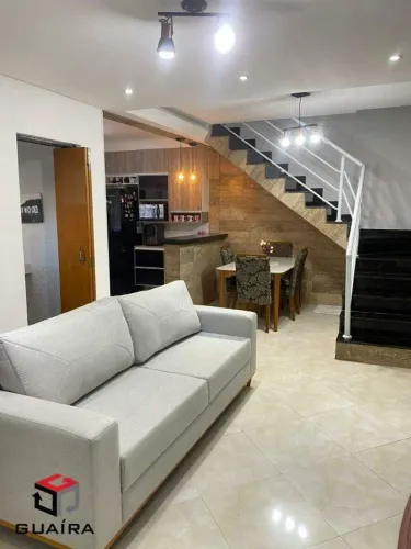 Sobrado à venda 3 quartos 1 suíte 3 vagas Santo Antônio - Santo André - SP