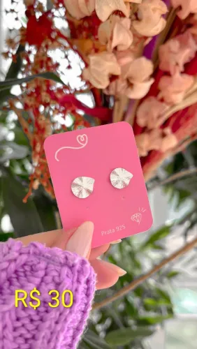 Brinco prata 925