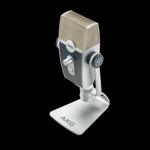 Microfone AKG Lyra USB Condensador Ultra HD 24bit 192kHz