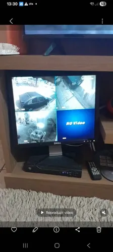 Dvr 4 canais , monitor incluso 