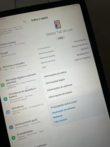 Tablet Samsung S6 Lite