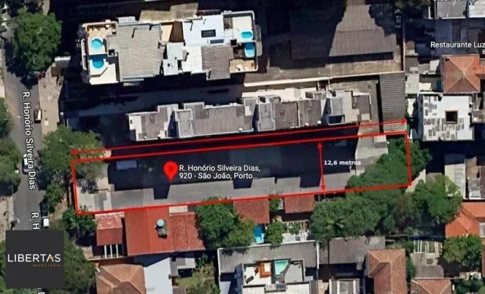 Terreno de 995,40m² no Bairro São João