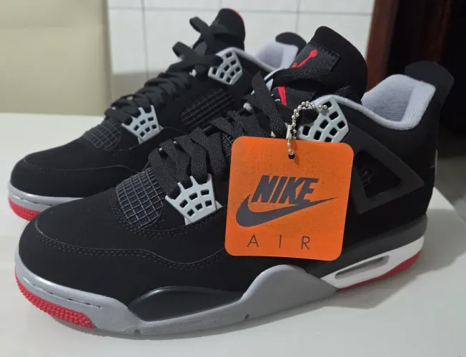 Tênis nike air jordan 4 bred (2019)