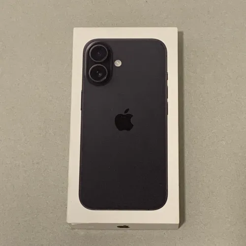 caixa iphone 16 plus preto apple 